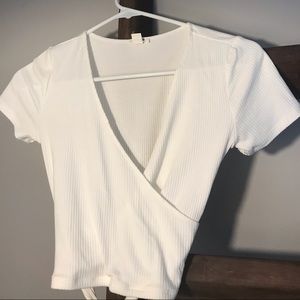 Garage White Wrap Top